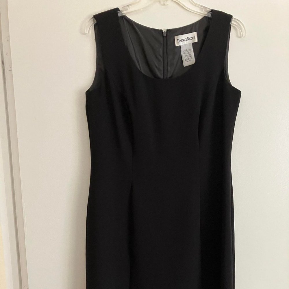 Danny & Nicole Black Suit Dress with blazer size 10 - Picture 3 of 9
